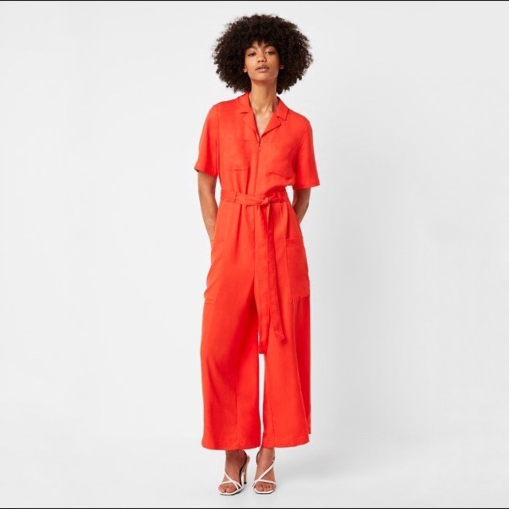 French Connection Red Jumpsuit